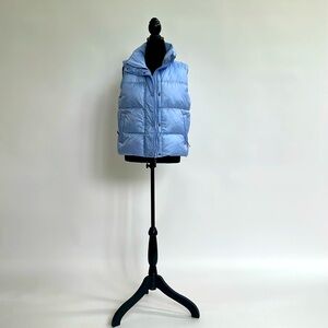 Womans big cozy puffer vest by beyond yoga